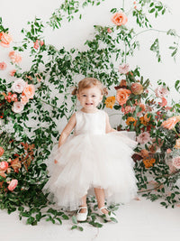 Baby Flower Girl Dress Also In White Baptism Dress or Christening Dress